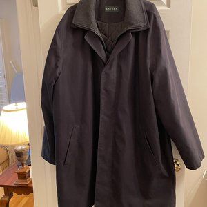 Lauren Black Coat with Quilted Lining